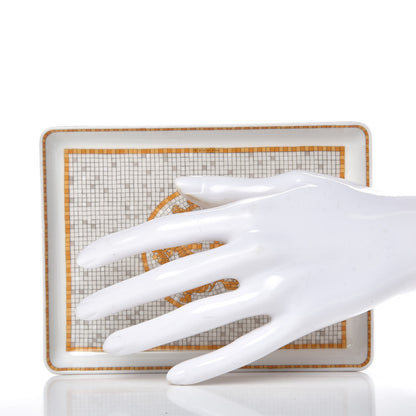 Hermes Porcelain Mosaique au 24 Sushi Plate 2 of 5
