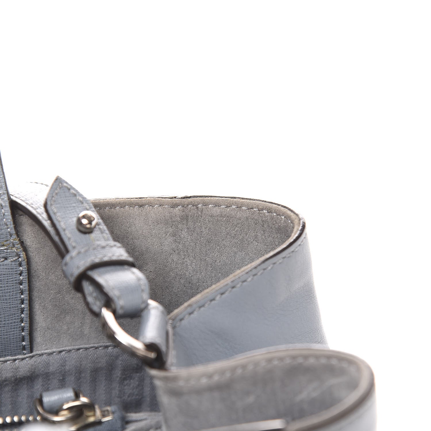 Fendi Vitello Elite Regular 2Jours Tote Grigio 13 of 19