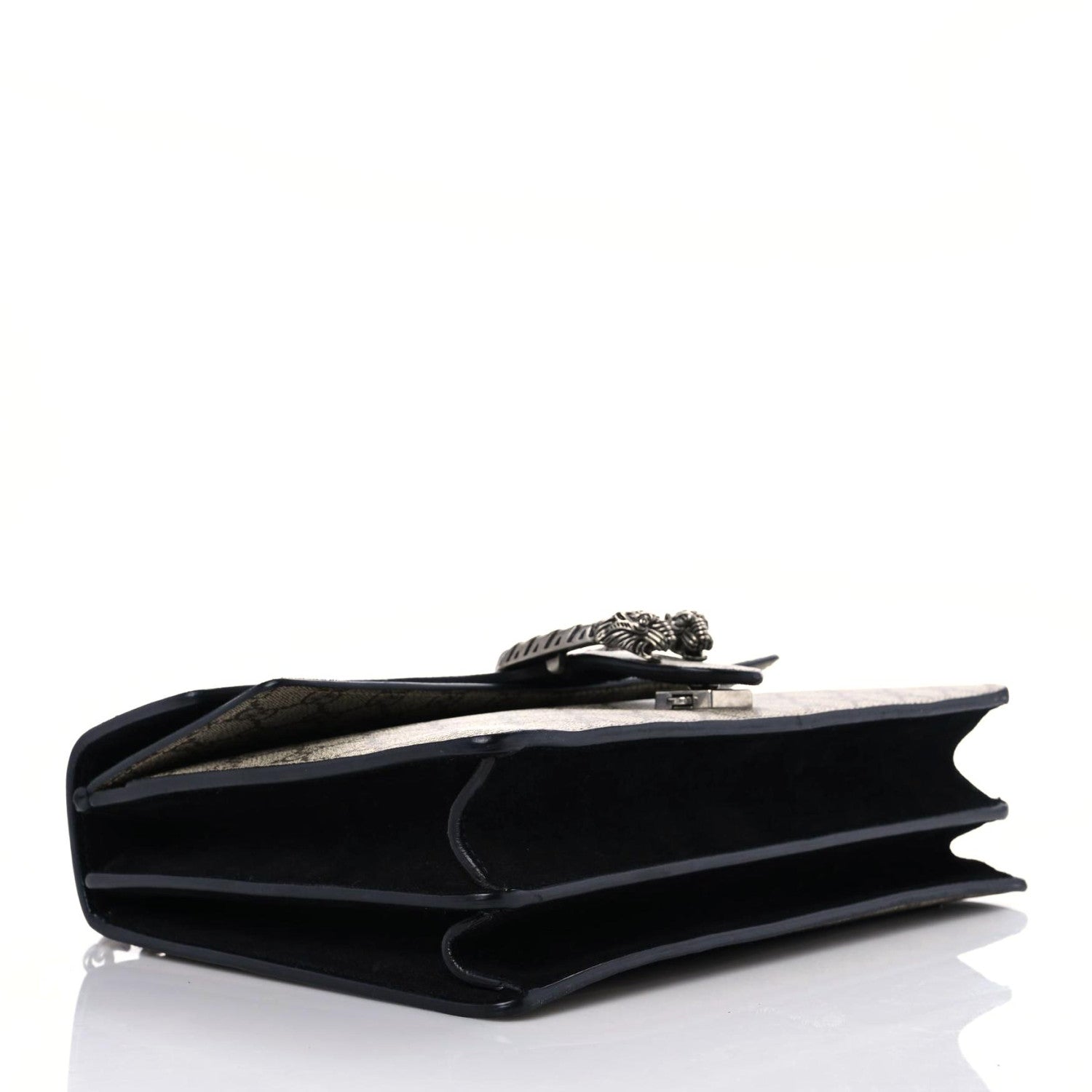 Gucci GG Supreme Monogram Medium Dionysus Shoulder Bag Black 4 of 13