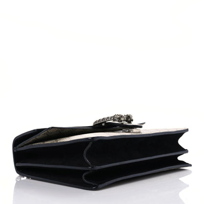 Gucci GG Supreme Monogram Medium Dionysus Shoulder Bag Black 4 of 13