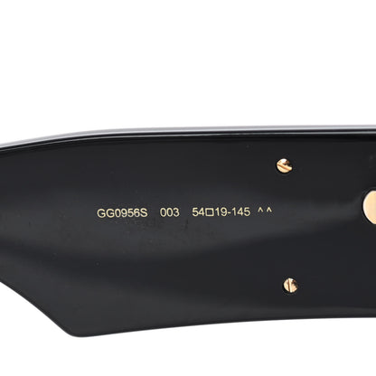 Gucci Acetate Square Frame Sunglasses GG0956S Black 5 of 9