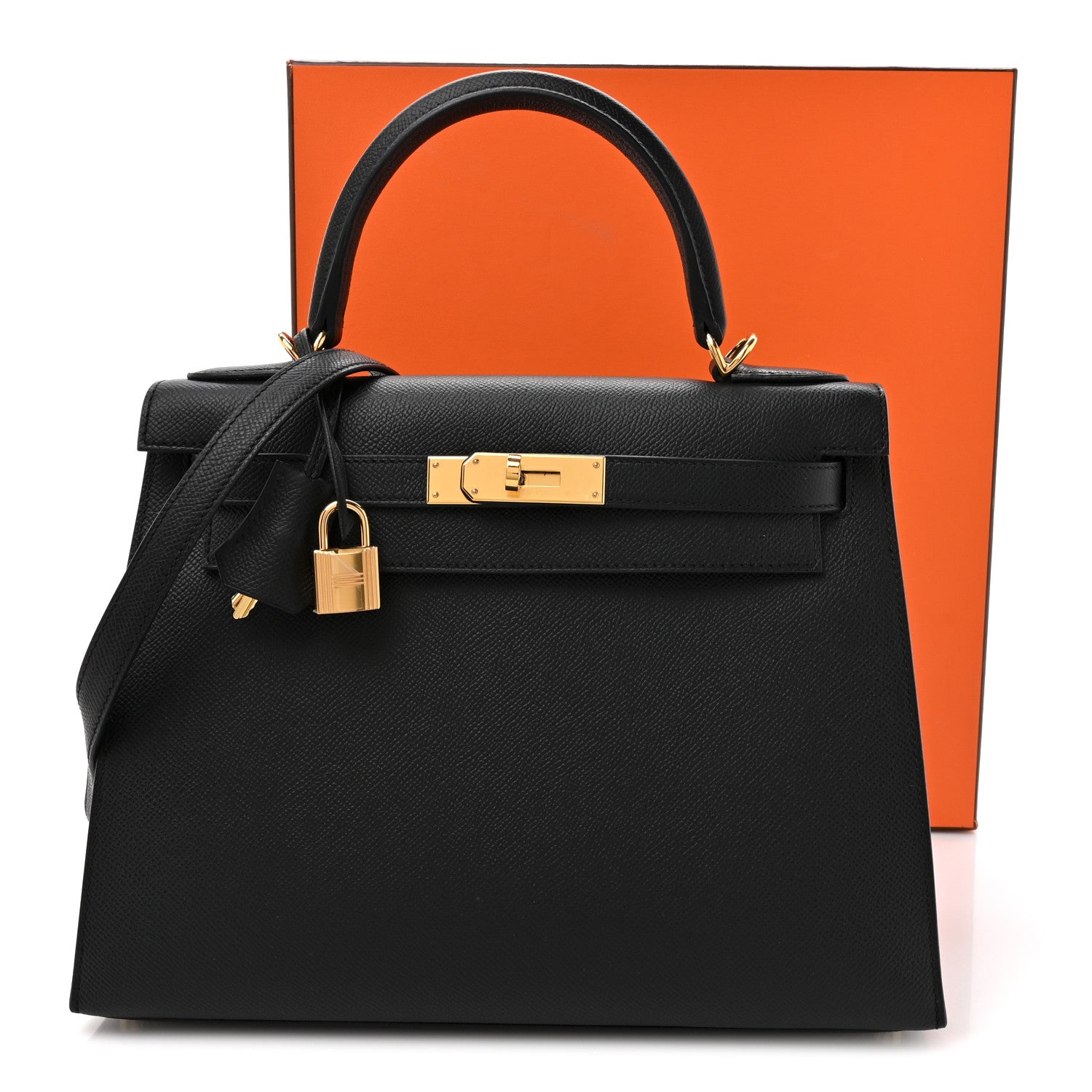Hermes Epsom Kelly Sellier 28 Black 11 of 11