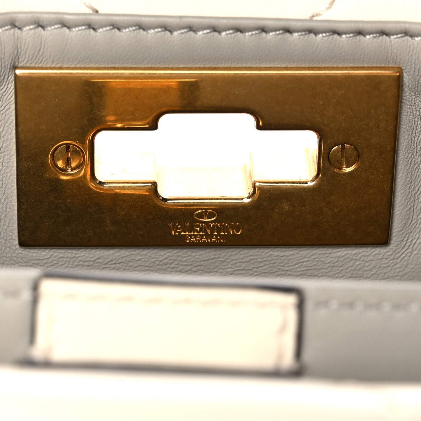 Nappa Small Roman Stud The Handle Bag Ivory