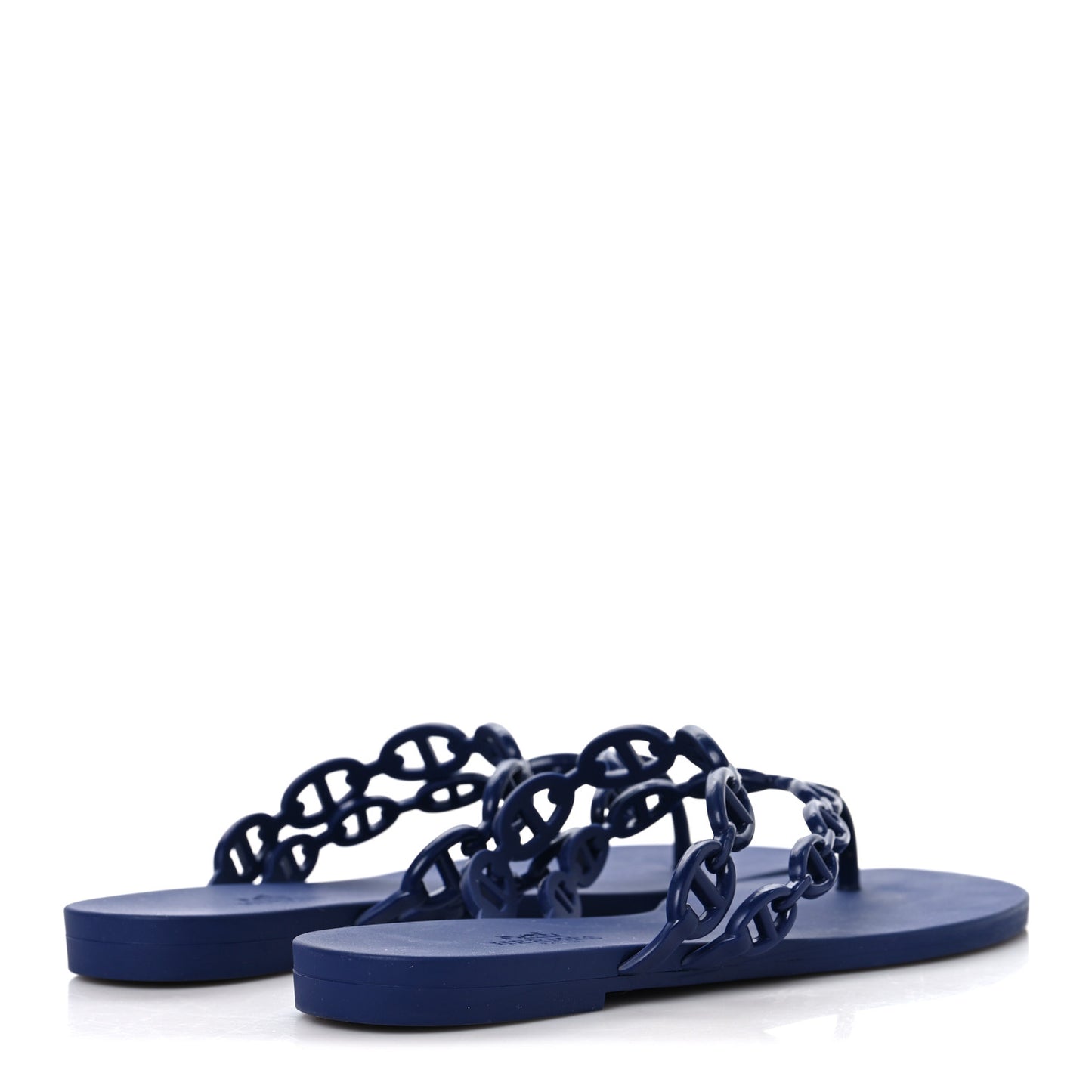 Rubber Chaine d'Ancre Island Sandals 37 Bleu Smalt
