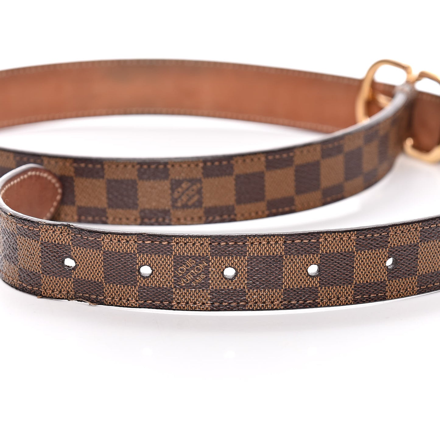 Damier Ebene Mini 25mm Belt 80 32