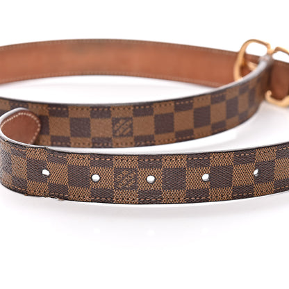 Louis Vuitton Damier Ebene Mini 25mm Belt 80 32 6 of 11