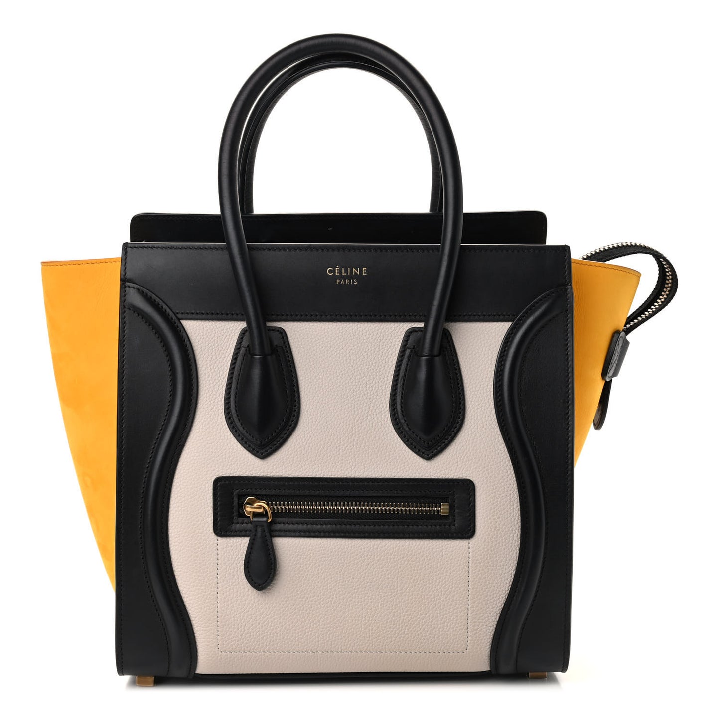 Baby Grained Calfskin Nubuck Micro Tri-Color Luggage Desert