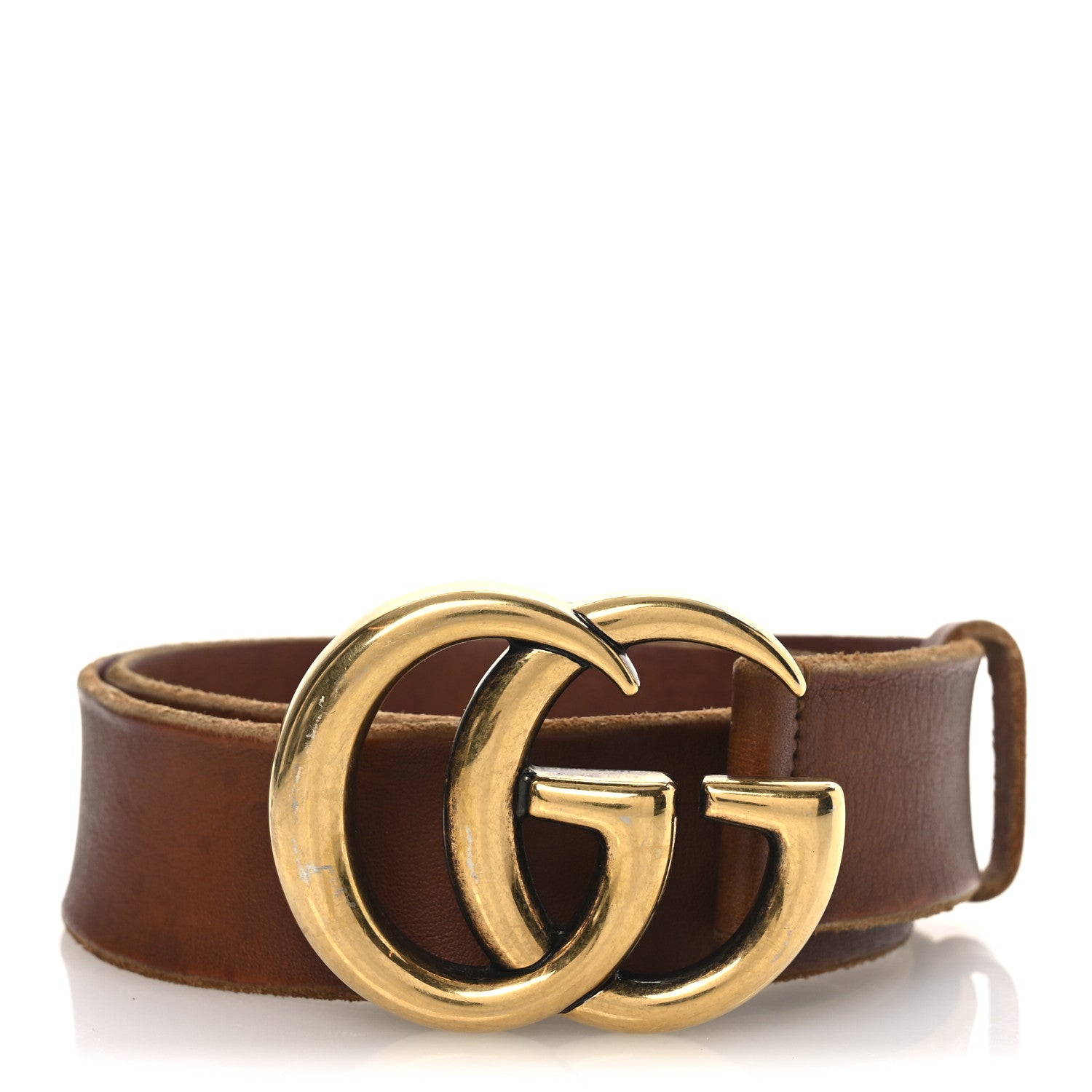 Gucci Faded Calfskin Double G 40mm Belt 70 28 Cuir 1 of 10