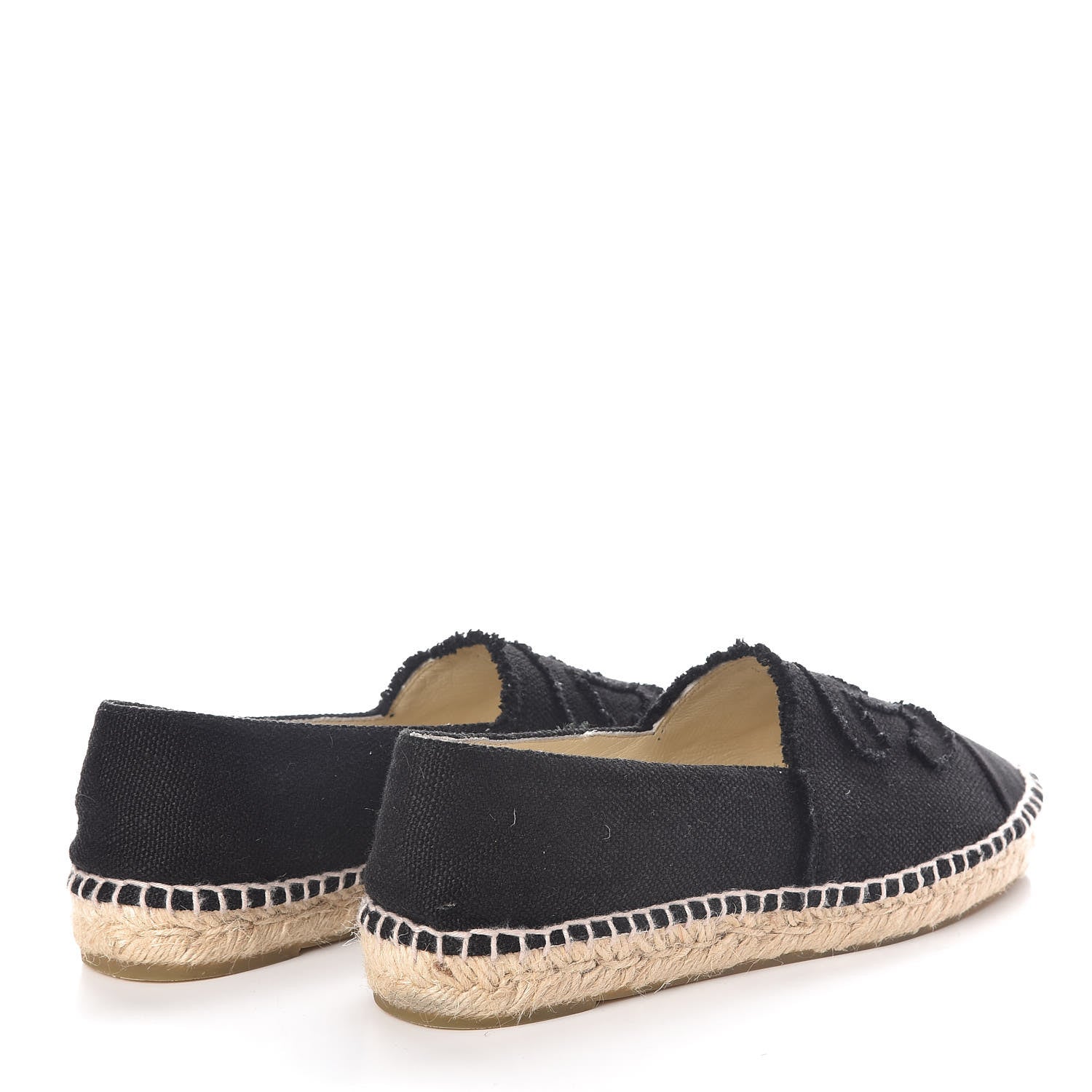 Chanel Canvas CC Espadrilles 39 Black 4 of 8
