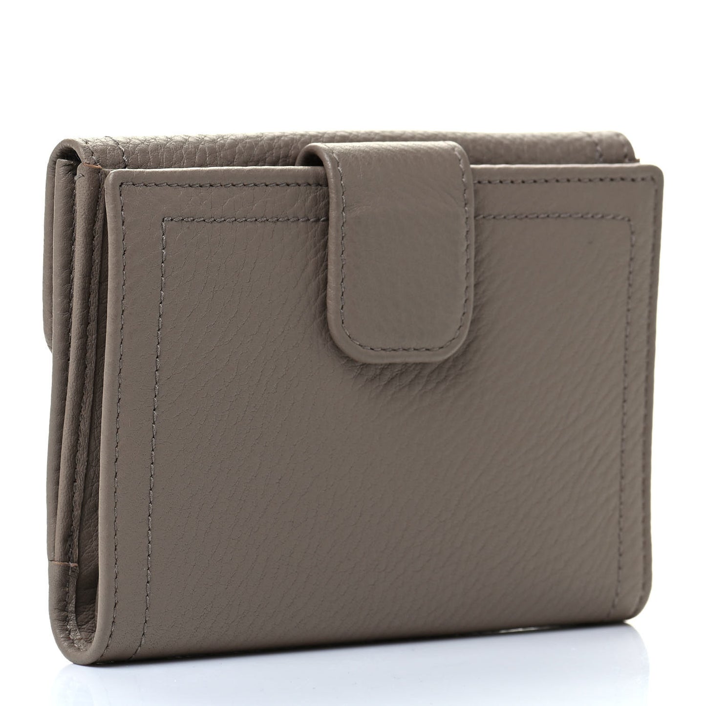 Vitello Daino Bi-Fold Wallet Visone