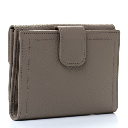 Prada Vitello Daino Bi-Fold Wallet Visone 3 of 7