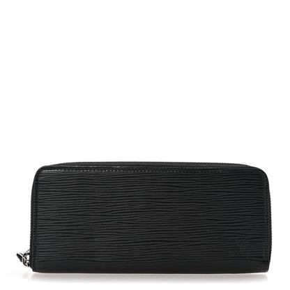 Louis Vuitton Epi Clemence Wallet Black 1 of 6