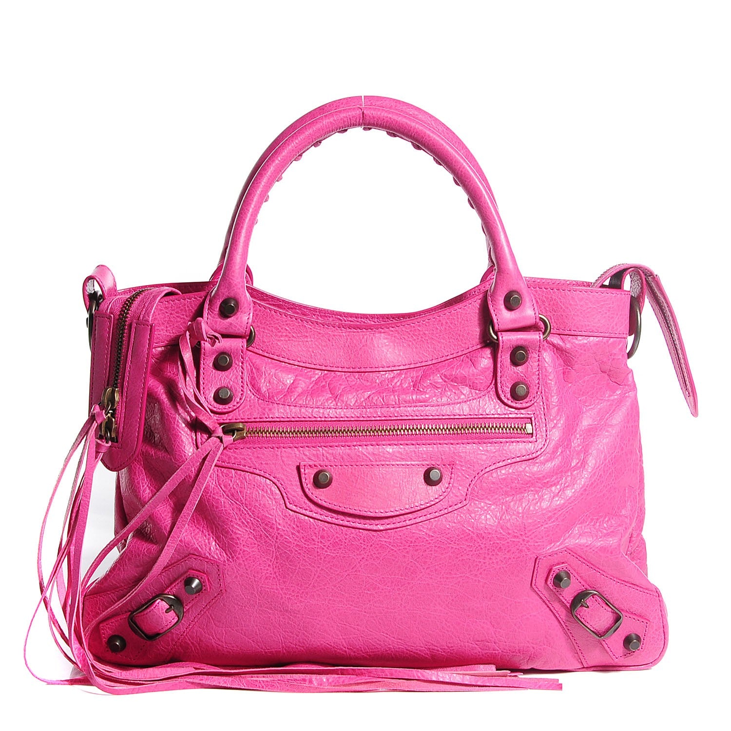 Balenciaga Agneau Classic Hardware Town Cyclamen Fucsia 1 of 15