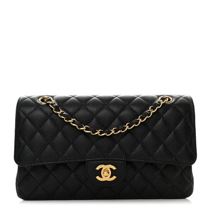 Chanel Caviar Quilted Medium Double Flap Black 1 of 10