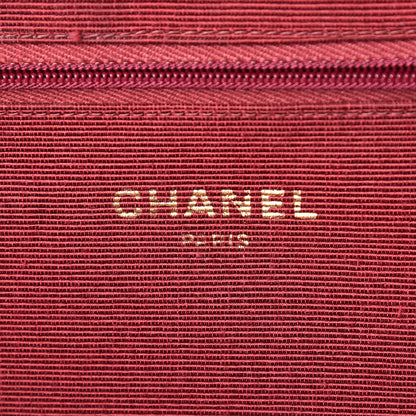 Chanel Lambskin Diagonal Quilted Kisslock Bag Black 6 of 15