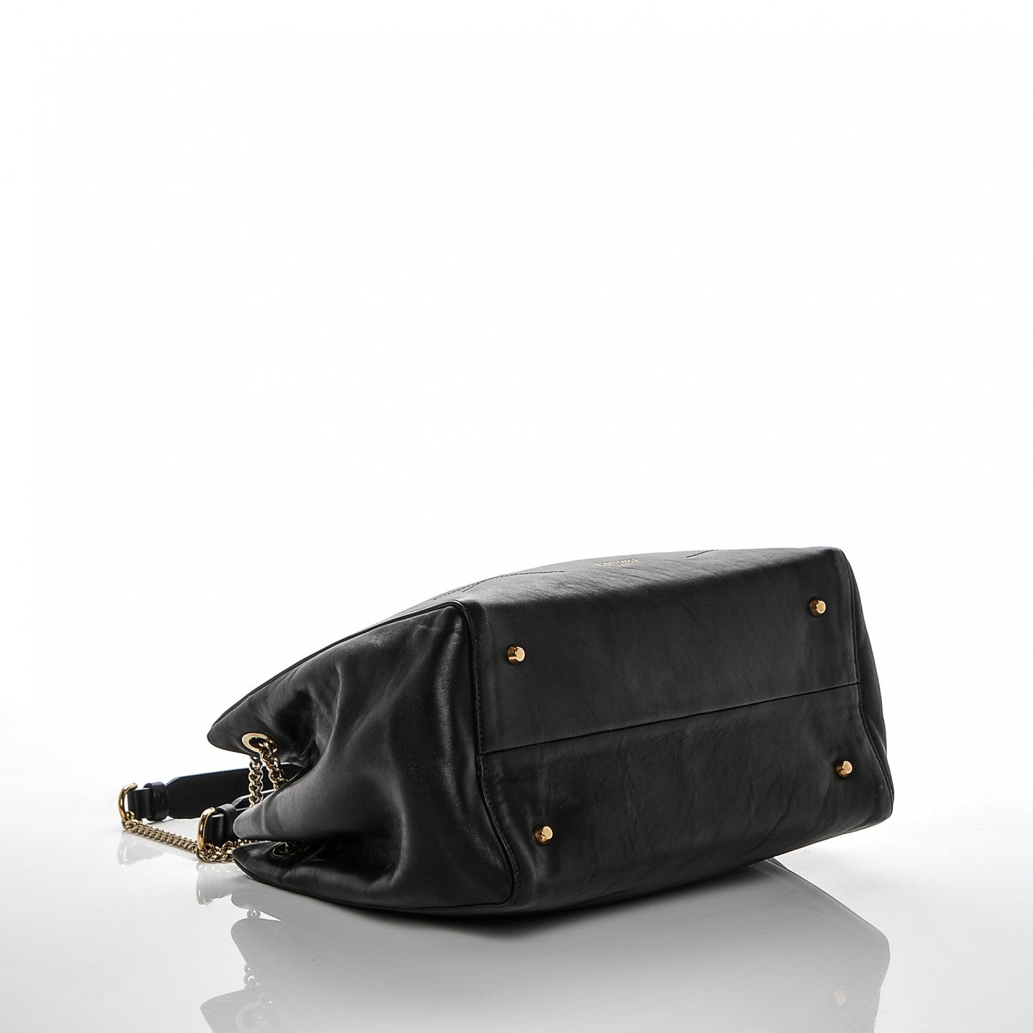 Lanvin Lambskin Quilted Medium Sugar Shoulder Bag Black 4 of 6