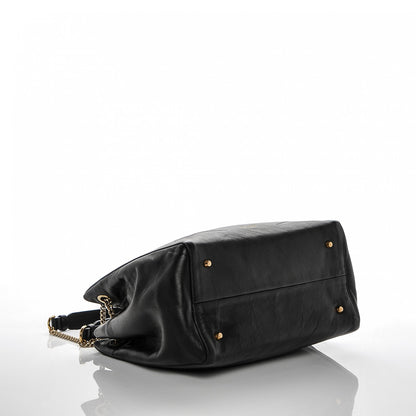 Lanvin Lambskin Quilted Medium Sugar Shoulder Bag Black 4 of 6