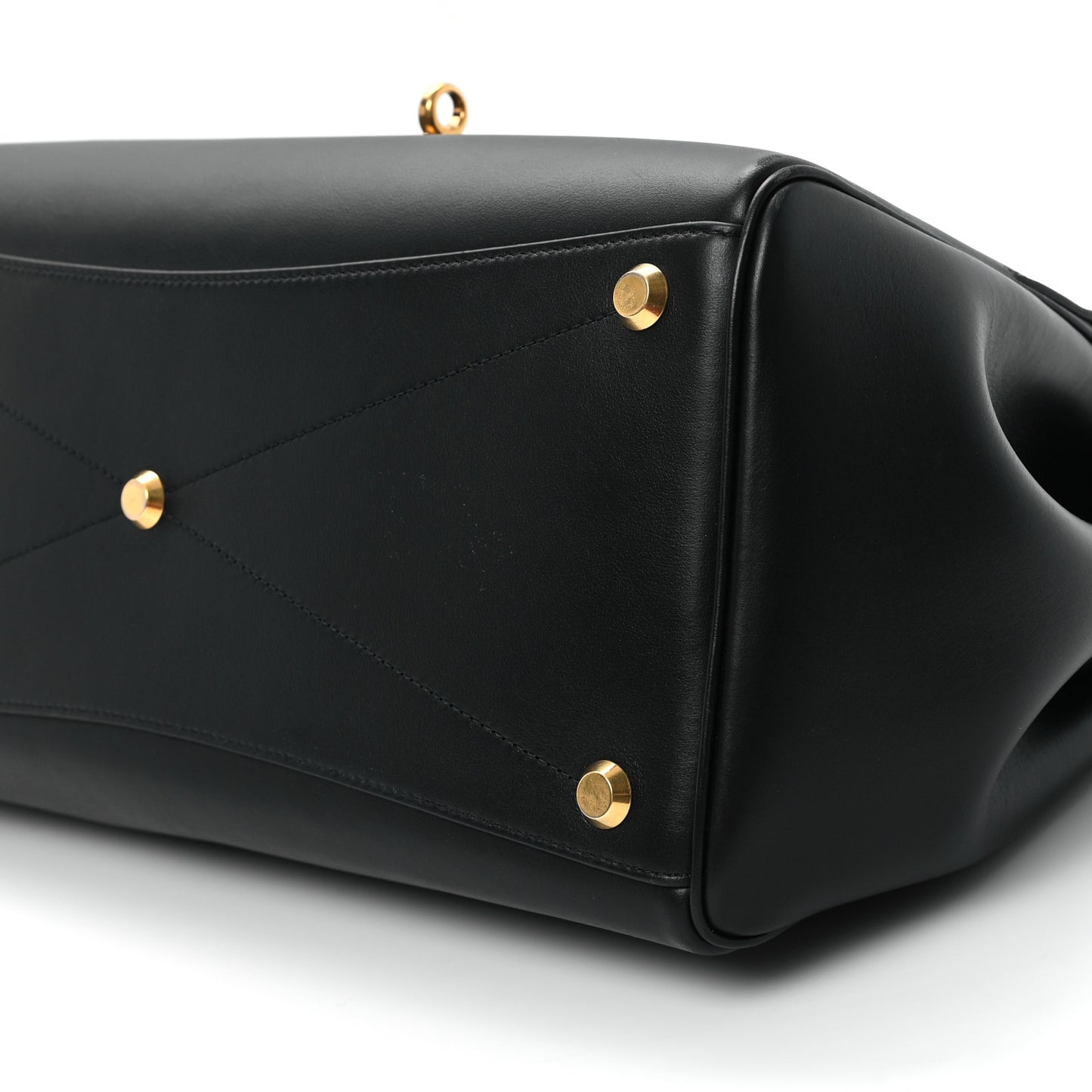 Smooth Calfskin Medium Bel Air Carry All Bag Black