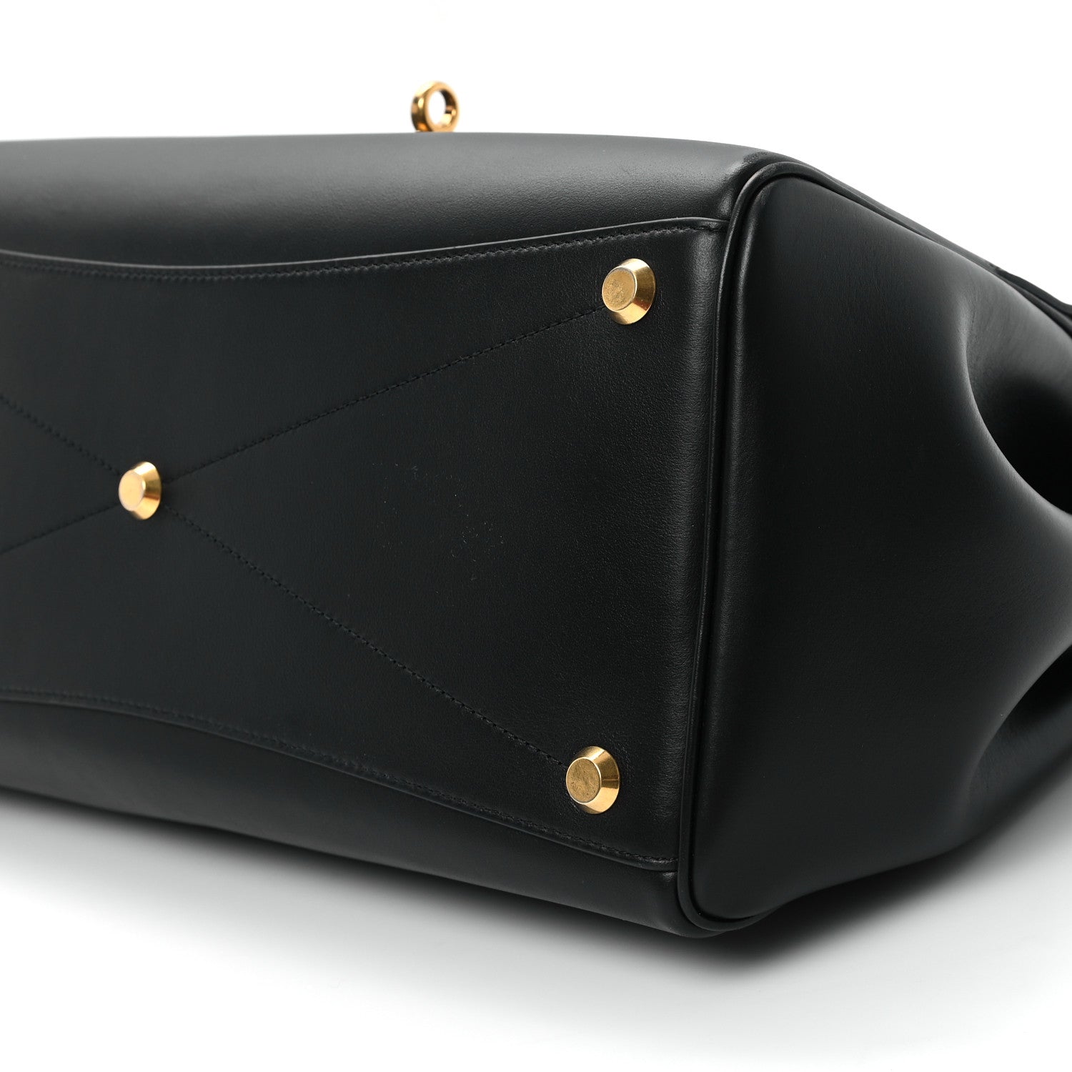 Balenciaga Smooth Calfskin Medium Bel Air Carry All Bag Black 9 of 10
