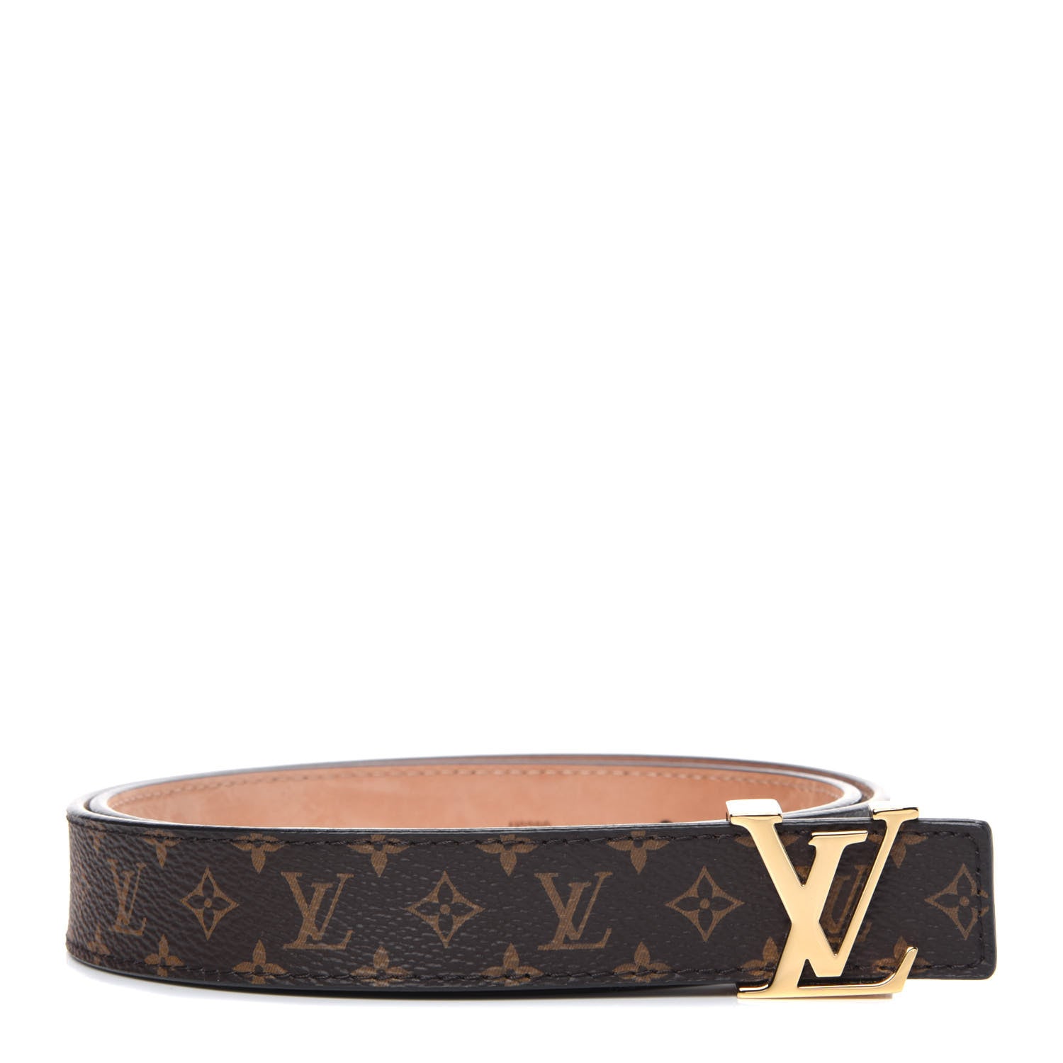 Louis Vuitton Mini Monogram 25mm LV Initiales Belt 80 32 1 of 4