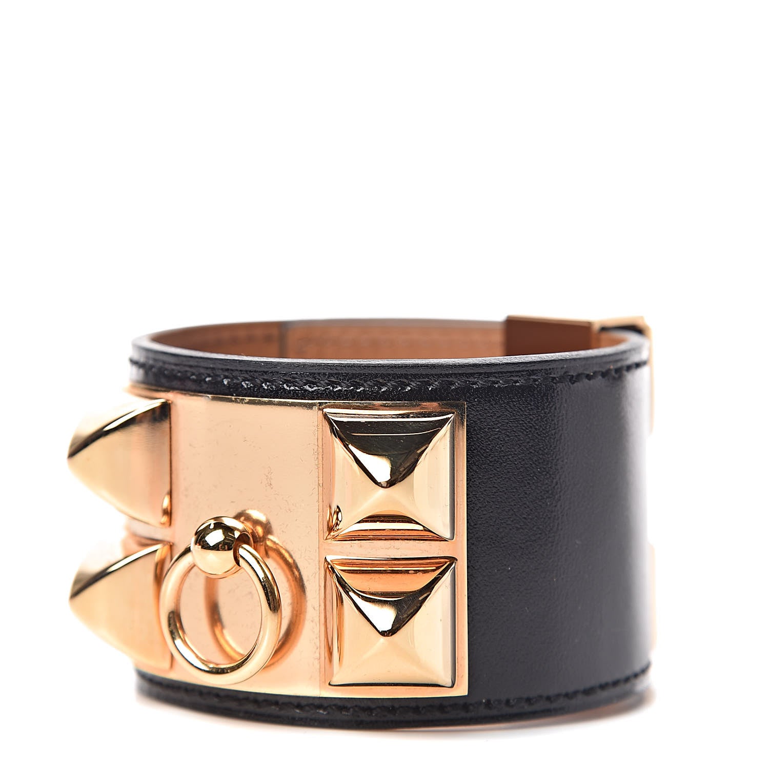 Hermes Box Collier de Chien CDC Bracelet S Black 1 of 6