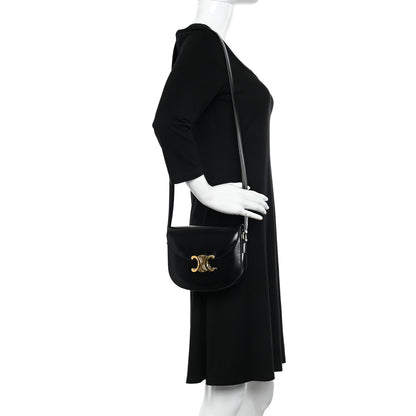 Celine Shiny Calfskin Teen Besace Black 2 of 9