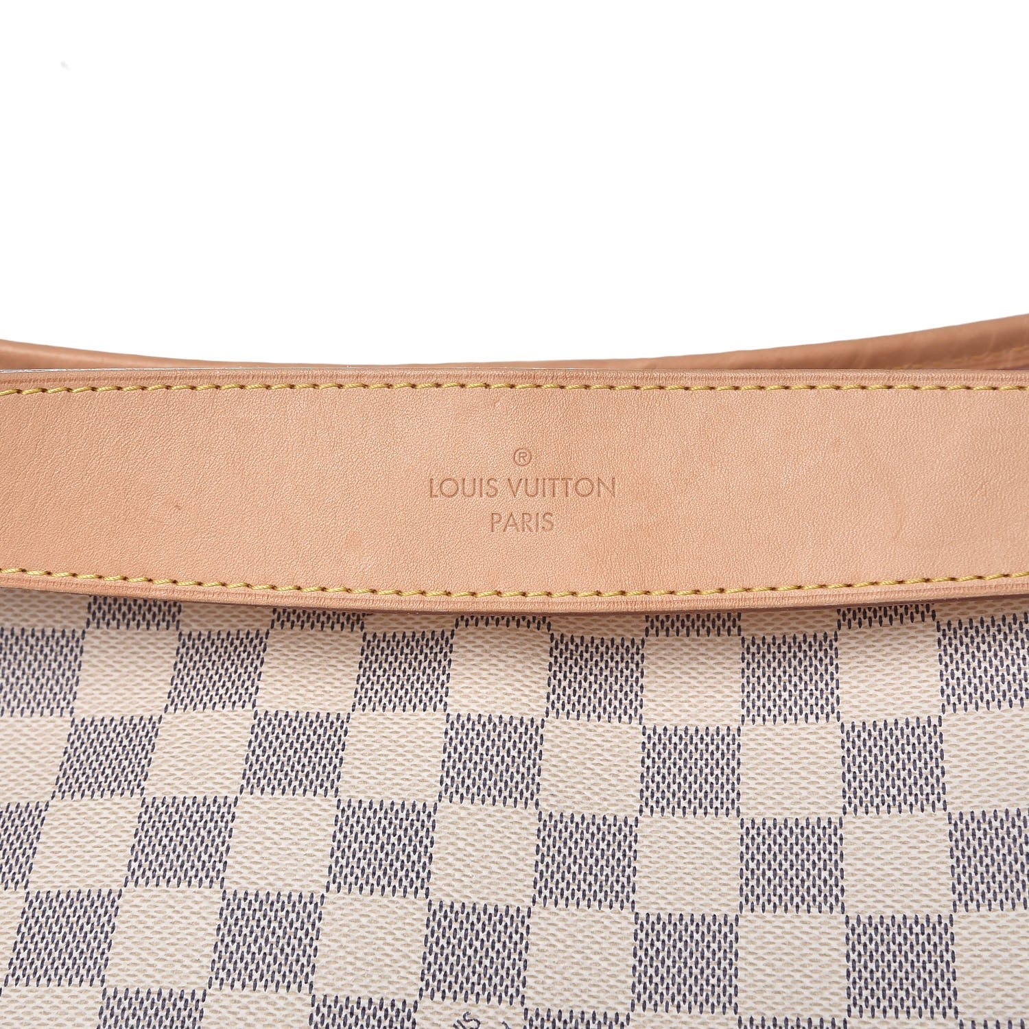 Louis Vuitton Damier Azur Delightful MM Rose Ballerine 9 of 9