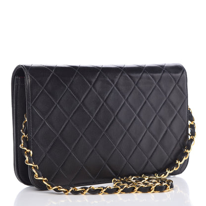 Chanel Lambskin Quilted Small Single Flap Black 3 of 9