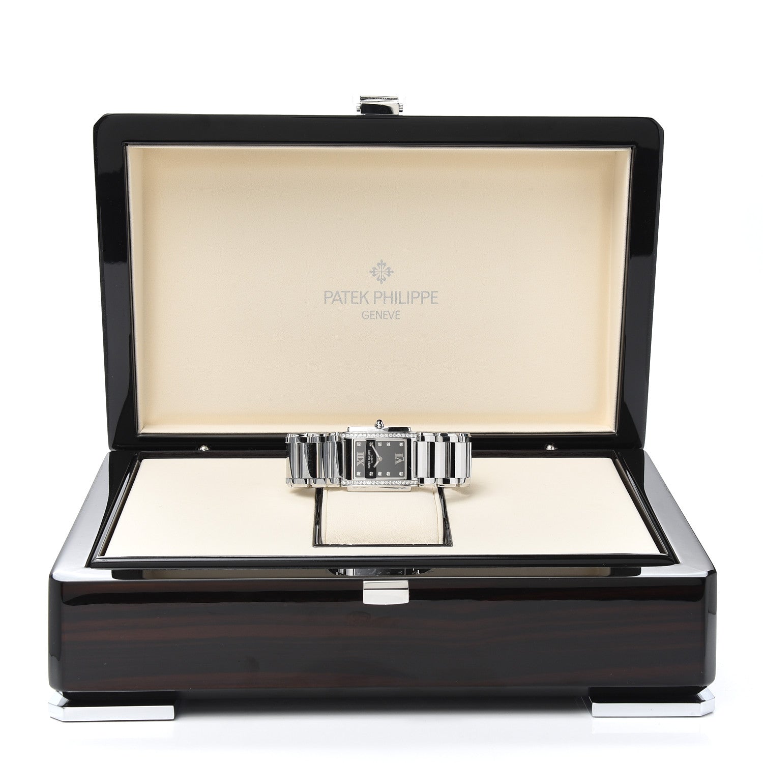 Patek Philippe Stainless Steel Diamond 25mm Twenty-4 Quartz Watch Black 4910/10A-001 7 of 7