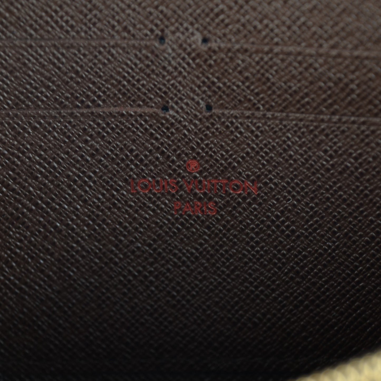 Damier Ebene Zippy Wallet