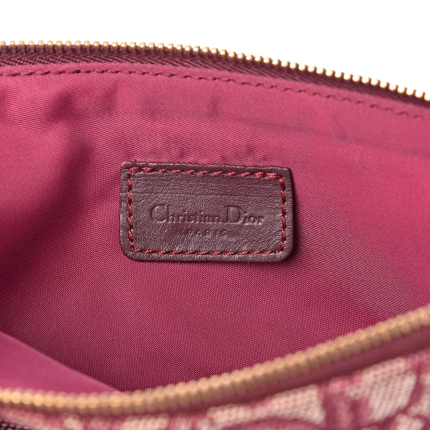 Monogram Mini Saddle Pochette Burgundy