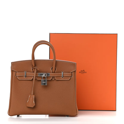 Hermes Togo Birkin 25 Gold 11 of 11