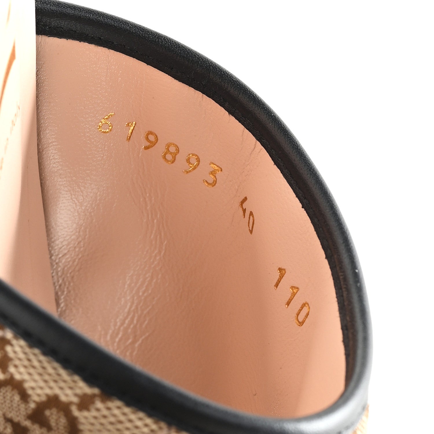 Gucci Monogram Matelasse Diagonal GG Marmont Flat Slide Sandals 40 Beige Ebony Black 9 of 10
