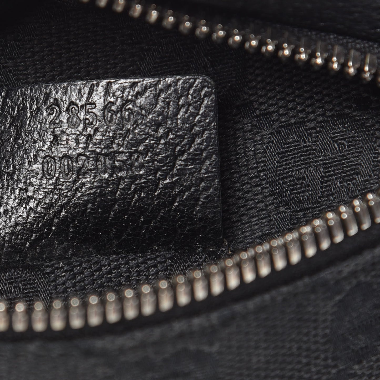 GG Monogram Double Pocket Belt Bag Black