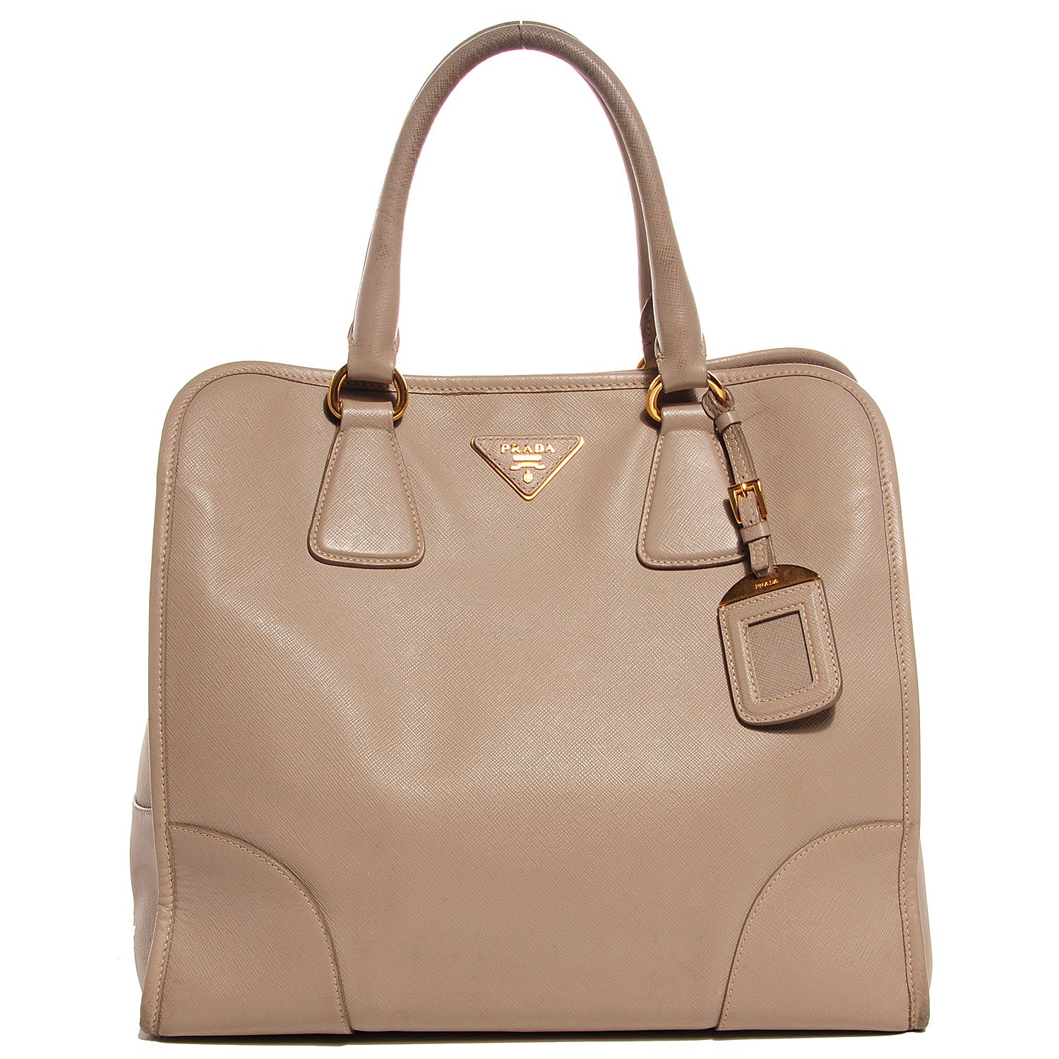 Prada Saffiano Lux Shopping Tote Pomice 1 of 13