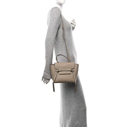 Celine Grained Calfskin Nano Belt Bag Light Taupe 2 of 10