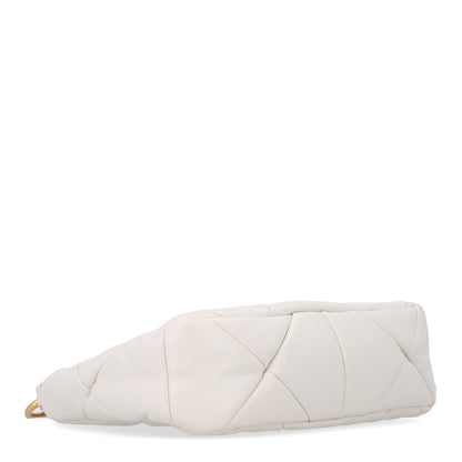 Prada Nappa Triangle Quilted Patchwork System Bag Bianco 4 of 11