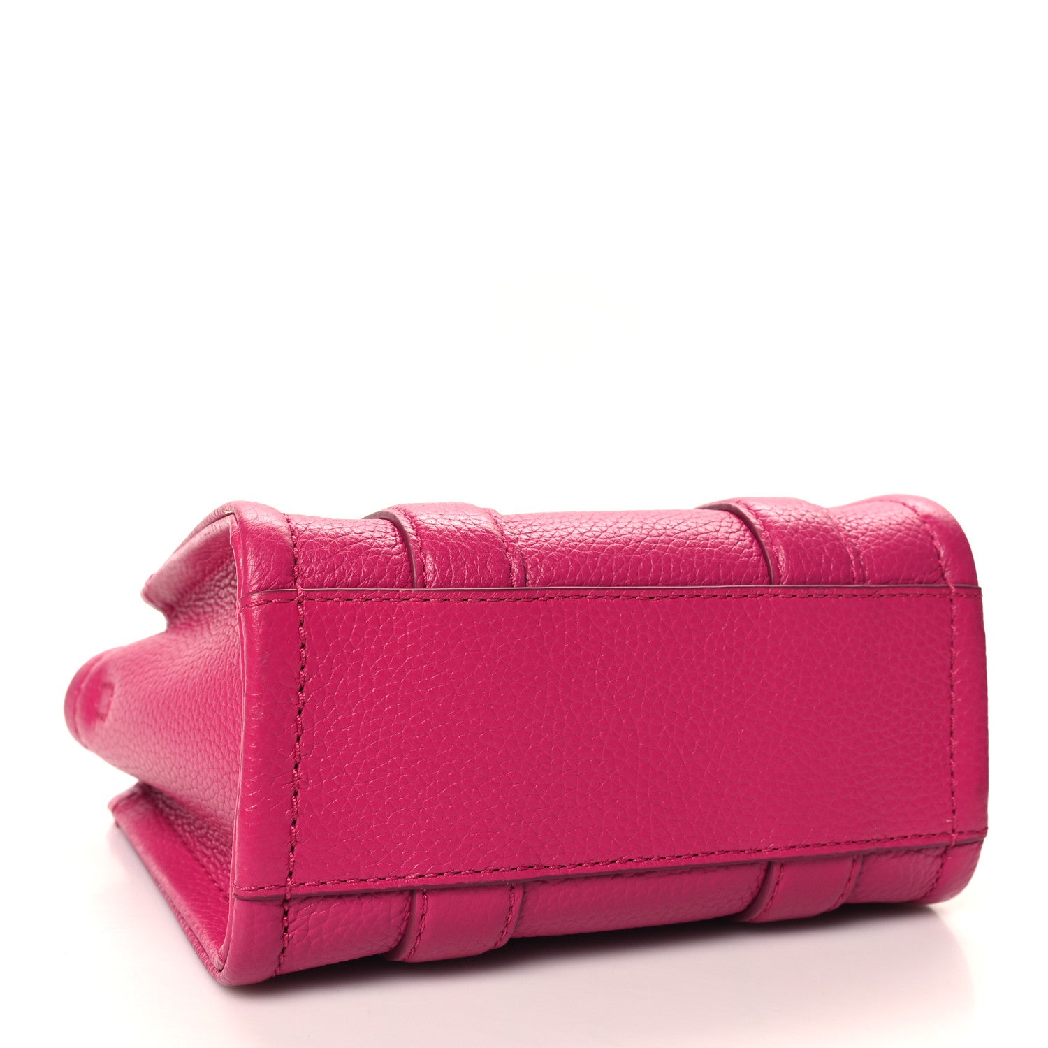 Marc Jacobs Grained Calfskin Mini The Tote Bag Lipstick Pink 4 of 9