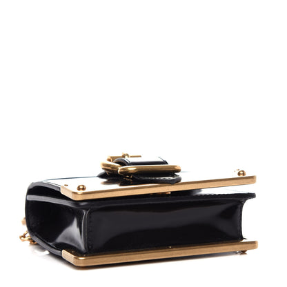 Prada Spazzolato Micro Cahier Bag Black 4 of 9