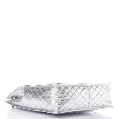 Chanel Vinyl Ice Cube Large Shopper Tote Silver 4 of 11