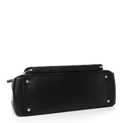 Chanel Caviar Quilted Large Business Affinity Shopping Bag Black 3 of 4