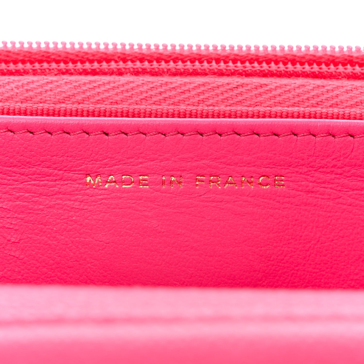 Chanel Caviar Quilted Wallet on Chain WOC Fuchsia 7 of 12