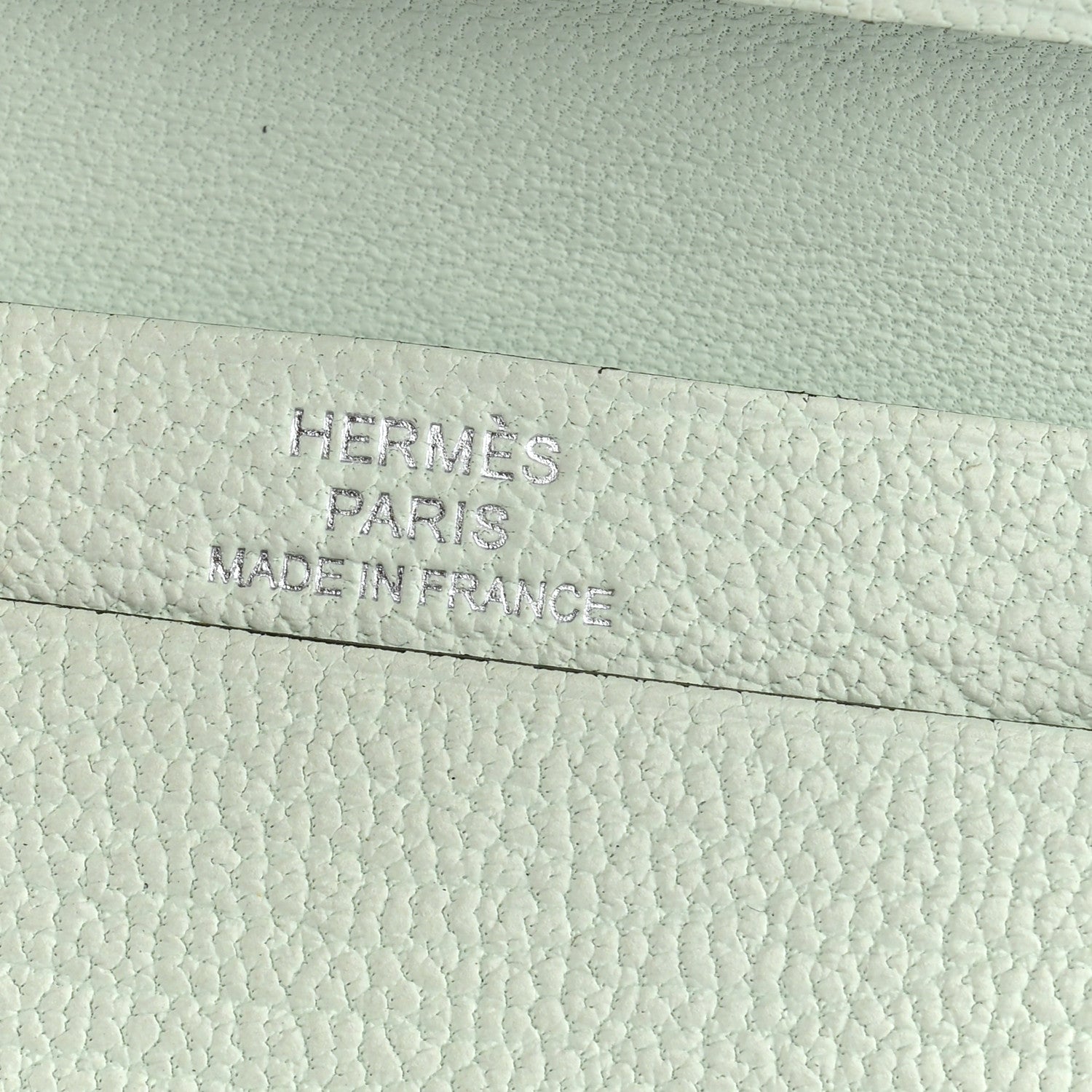 Hermes Chevre Mysore Bearn Card Holder Wallet Vert Peppermint 6 of 7
