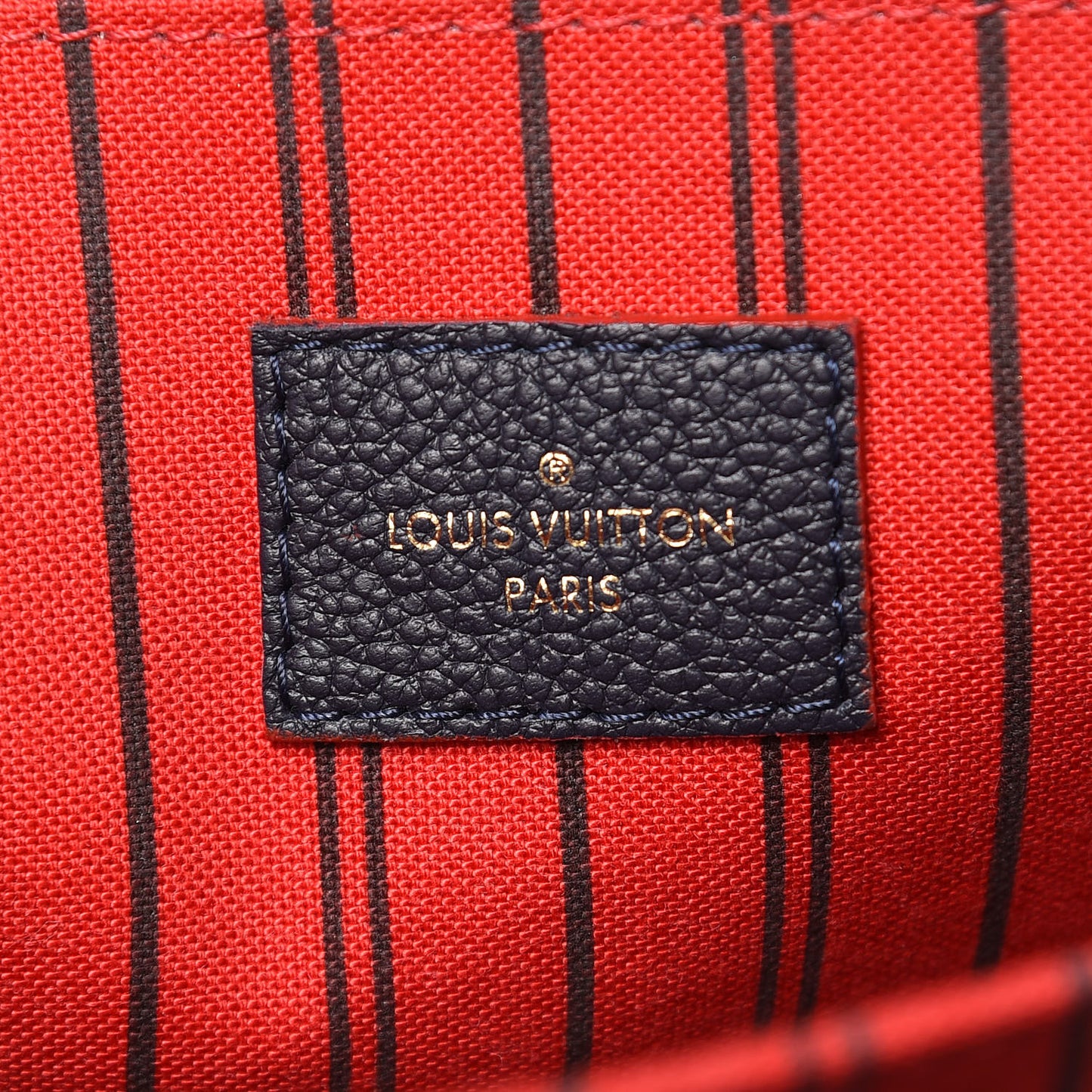 Empreinte Pochette Metis Marine Rouge