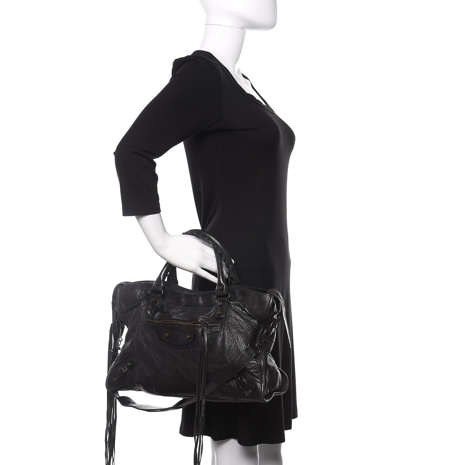 Balenciaga Agneau Classic Hardware City Black 2 of 11