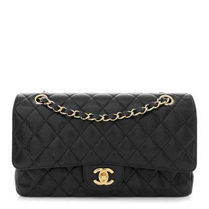 Chanel Caviar Quilted Medium Double Flap Black 1 of 13