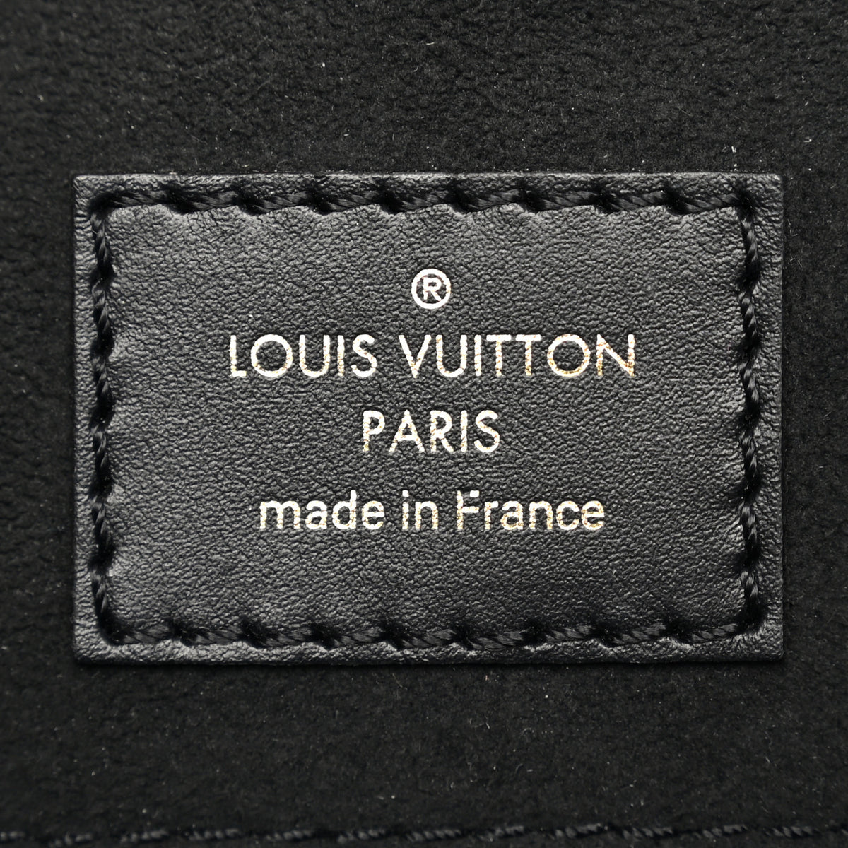 Louis Vuitton Calfskin Monogram Fold Tote PM Cream Khaki Black 6 of 9