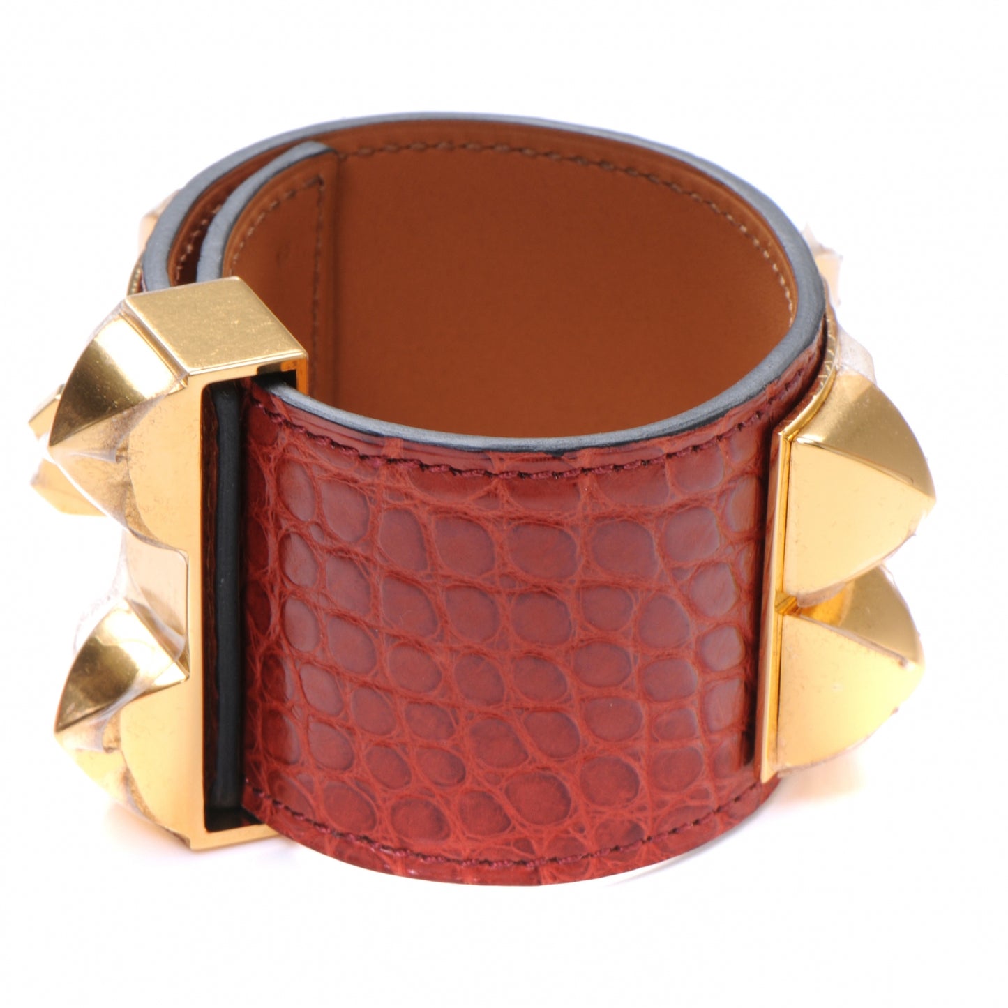 Alligator Collier De Chien CDC Bracelet Rouge H Small