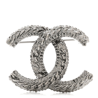Chanel Ruthenium Chain CC Brooch 1 of 3