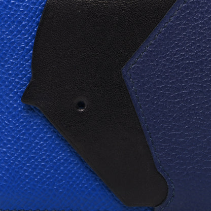 Hermes Epsom Evercalf Evercolor Sombrero Les Petits Chevaux Card Holder Bleu Encre Indigo 8 of 9
